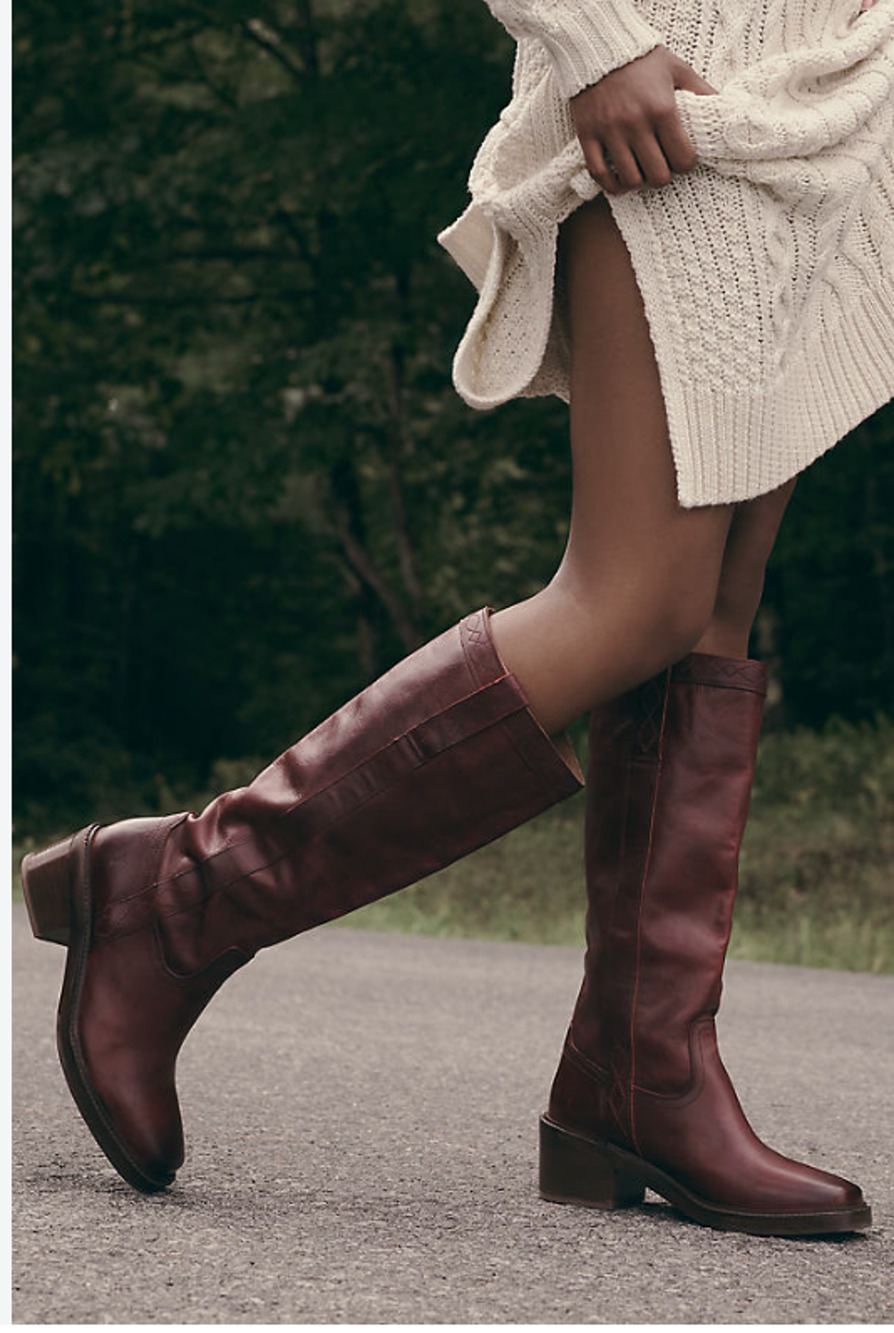 Anthropologie Frye Kate Pull-On Boots 6.5 NEW